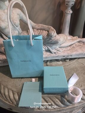 Tiffany & Co. Jewelry Gift Box Neclace Presentation Set. #6